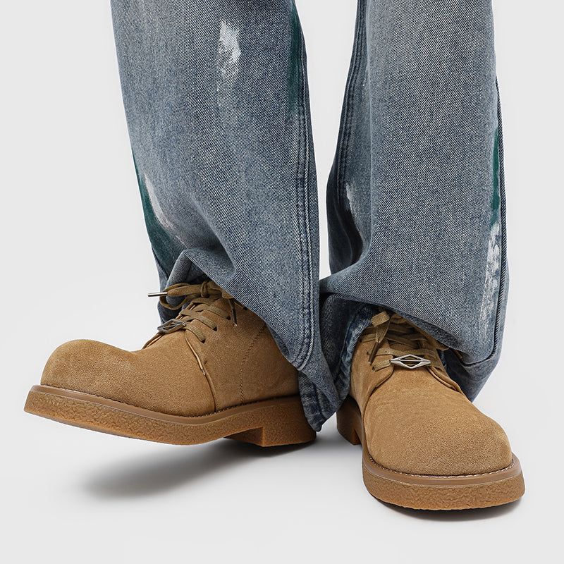 Velto Leather Desert Shoes