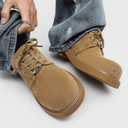 Velto Leather Desert Shoes