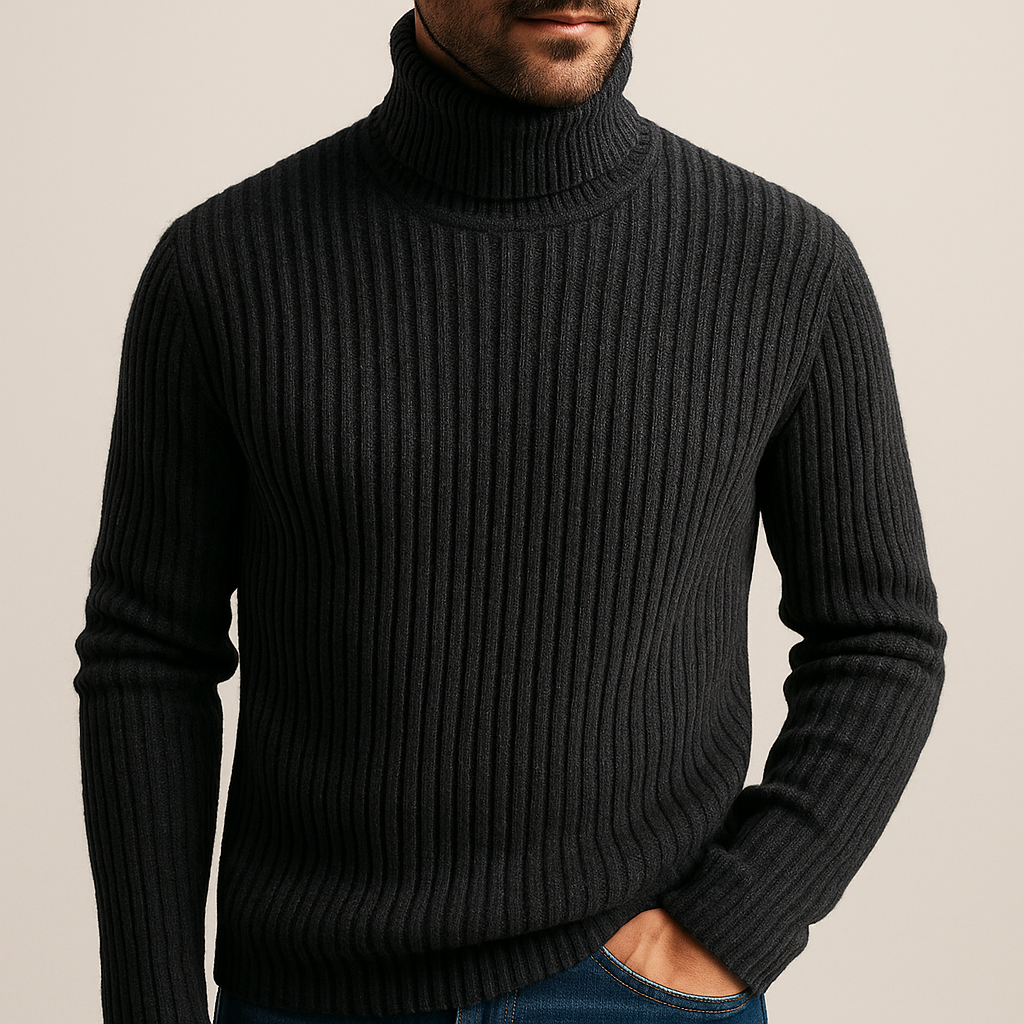 Marzani Ribbed Turtleneck