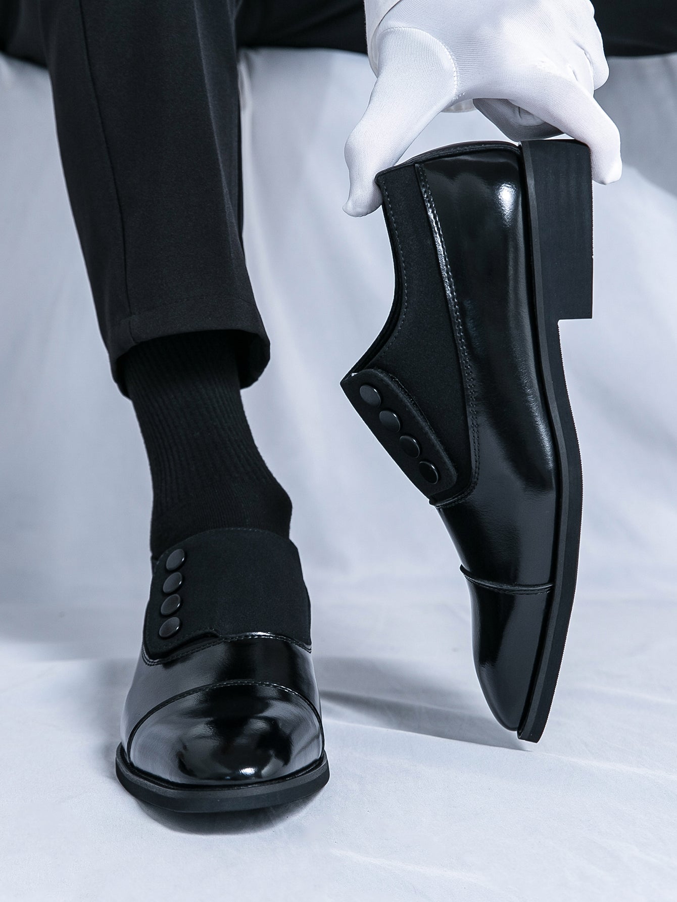 Grazio Leather Monk Shoes