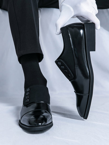 Grazio Leather Monk Shoes