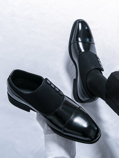 Grazio Leather Monk Shoes