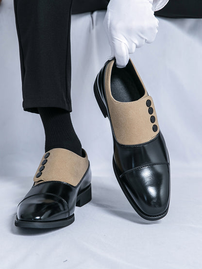 Grazio Leather Monk Shoes