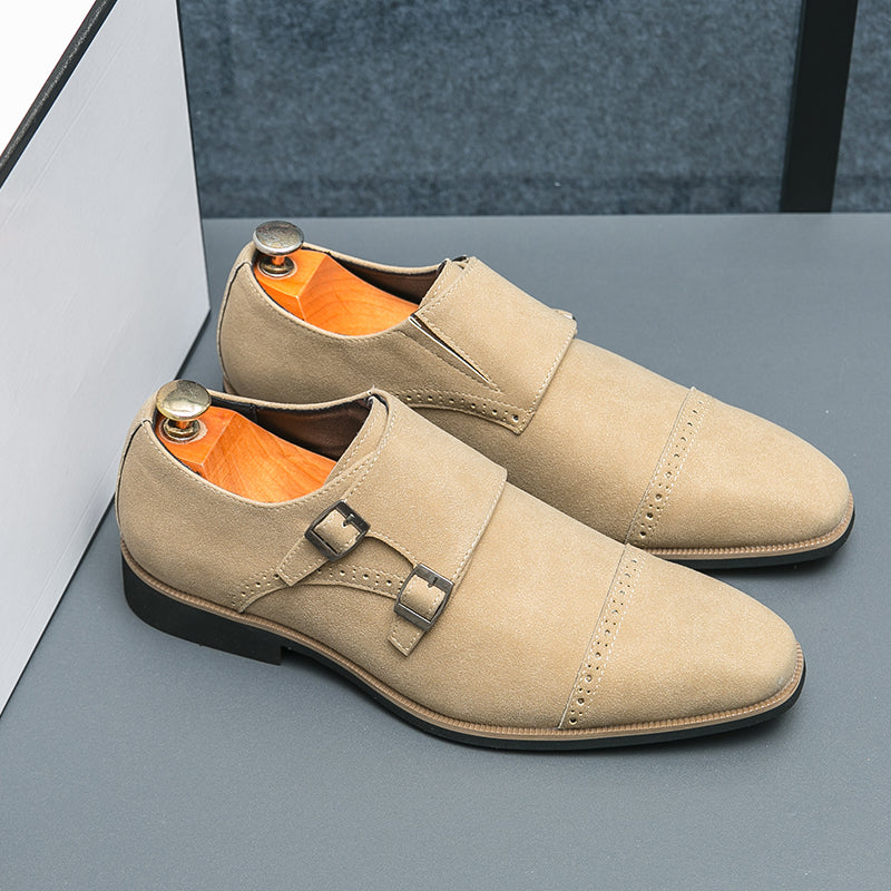 Cremona Leather Monk Shoes