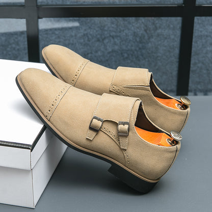 Cremona Leather Monk Shoes