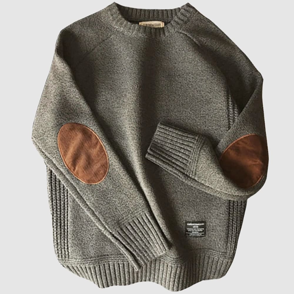 Ashford Wool Elbow Patch Sweater