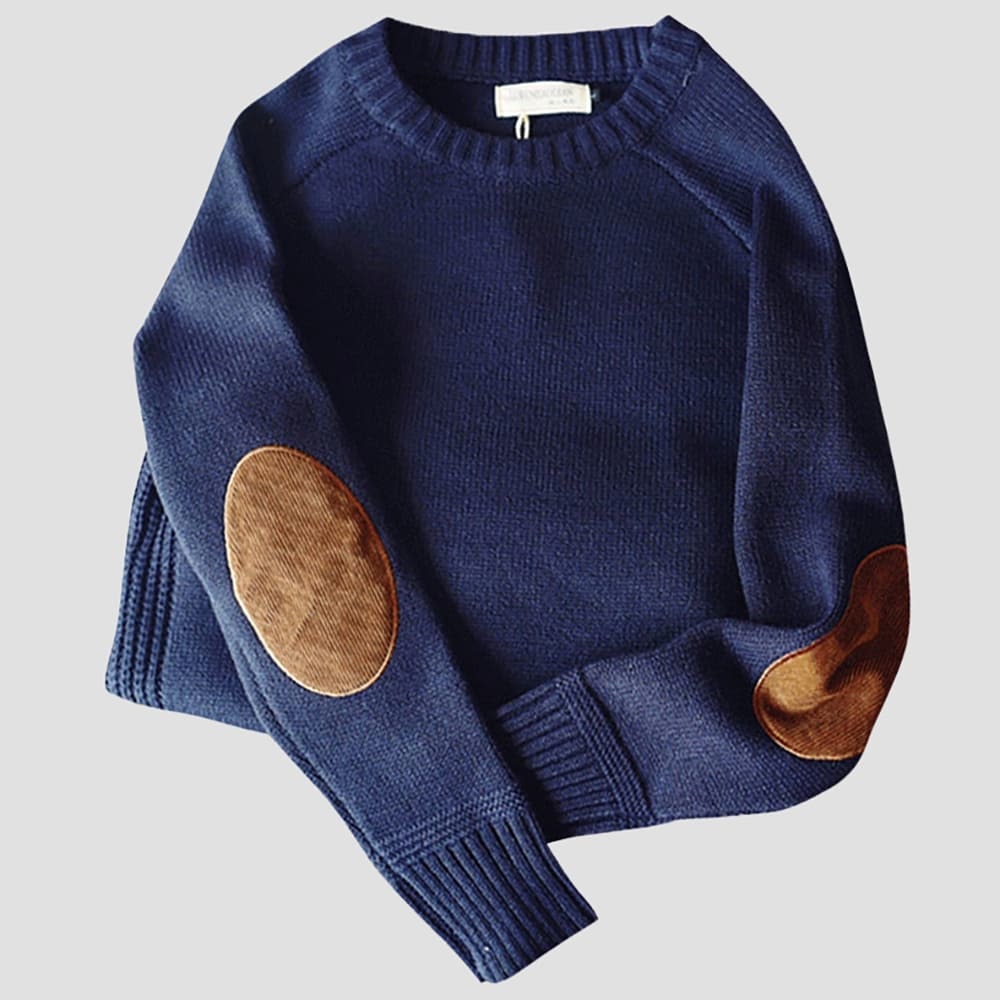 Ashford Wool Elbow Patch Sweater