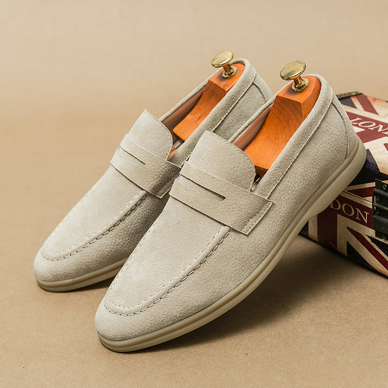 Bresaro ComfortWeave Suede Loafers