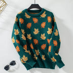 Autumn Leaf Knit Sweater