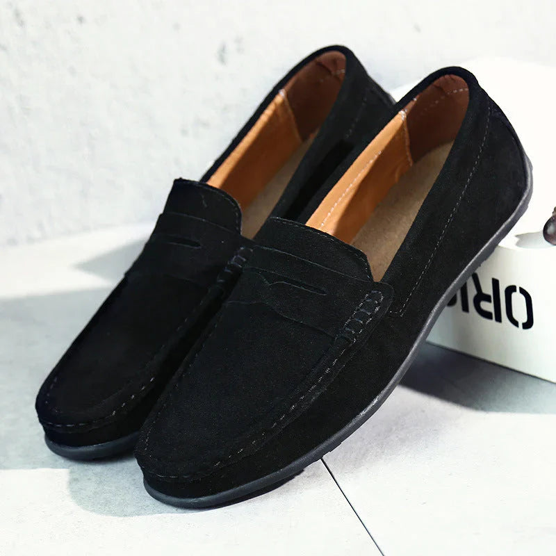 Italian Suede Loafers