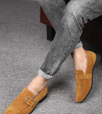 Milano Suede Buckle Loafers