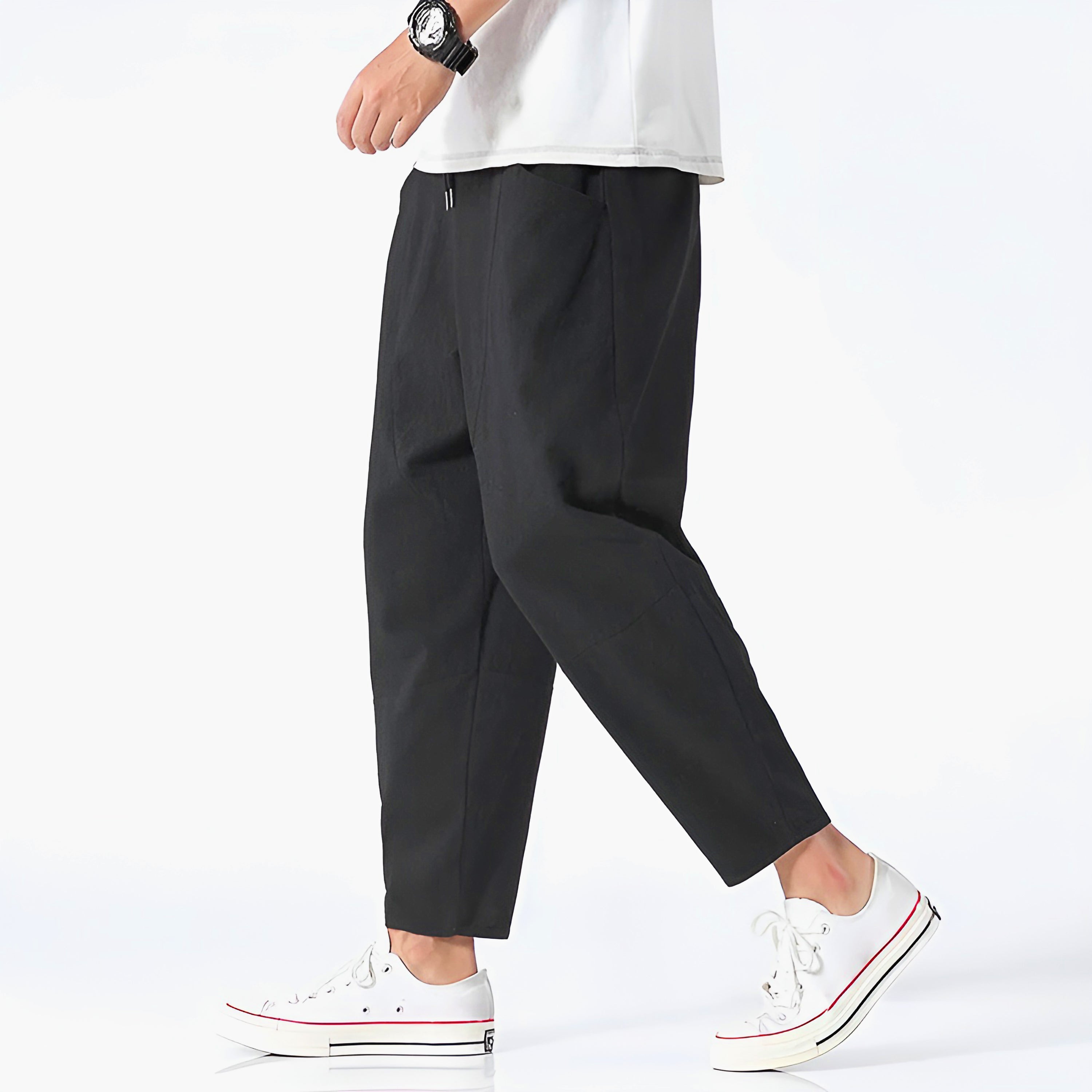 Verano Cropped Linen Pants