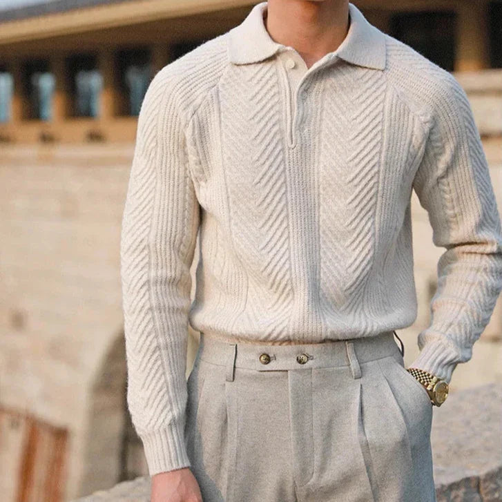 Lorenzo Knit Polo Sweater