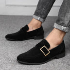 Milano Suede Buckle Loafers
