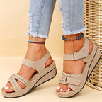 Calina Wedge Sandals
