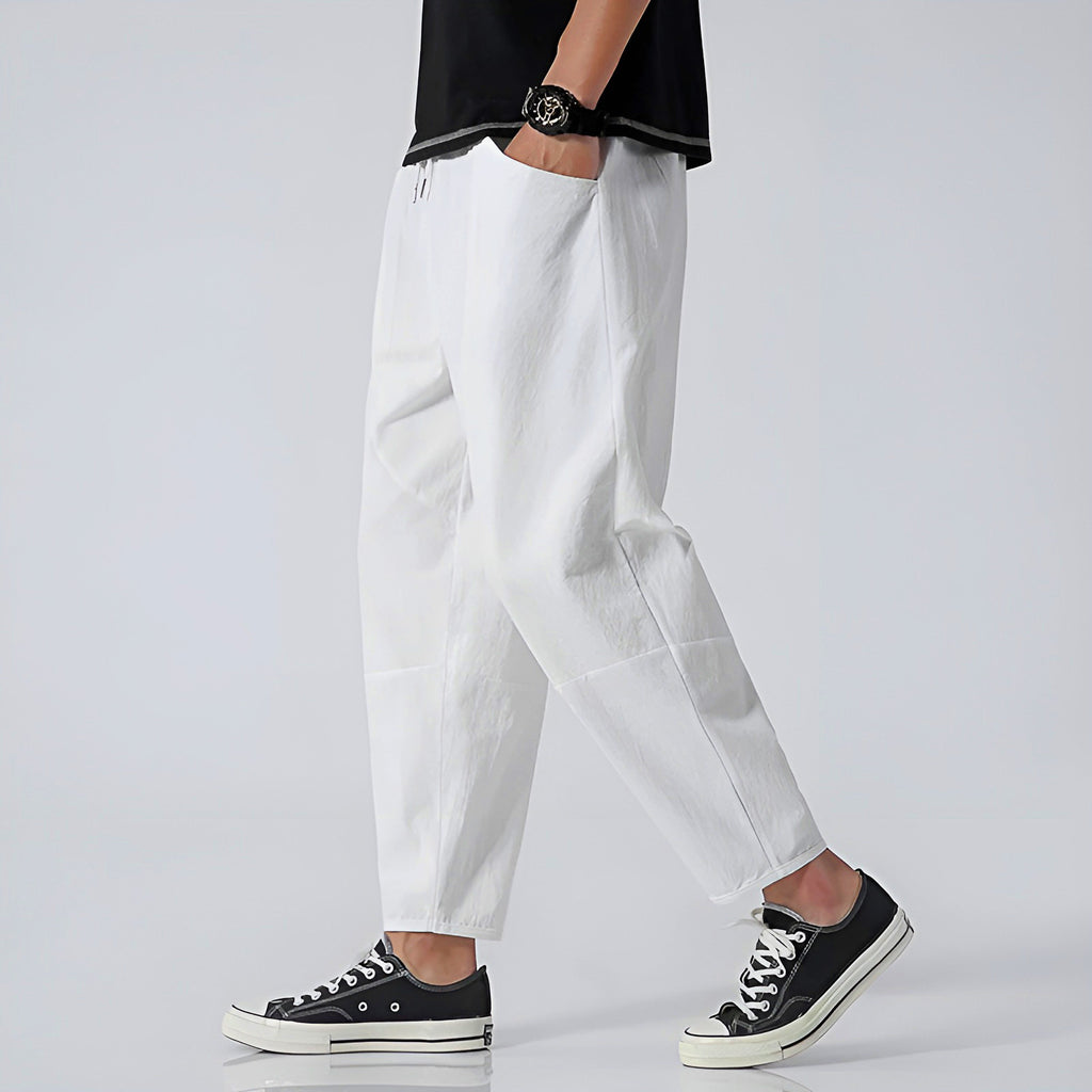 Verano Cropped Linen Pants