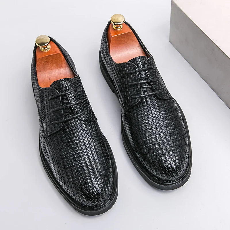 Marcelli Woven Leather Shoes