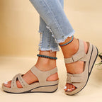 Calina Wedge Sandals