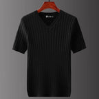 Rivaro Ribbed V-Neck Tee
