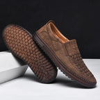 Roma Woven Leather Loafers