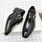 Montclair Polished Monk Strap Shoes