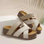 Solara Braided Platform Sandals