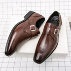 Montclair Polished Monk Strap Shoes