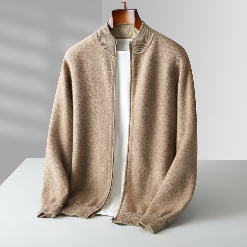 Florence Cashmere Zip Cardigan