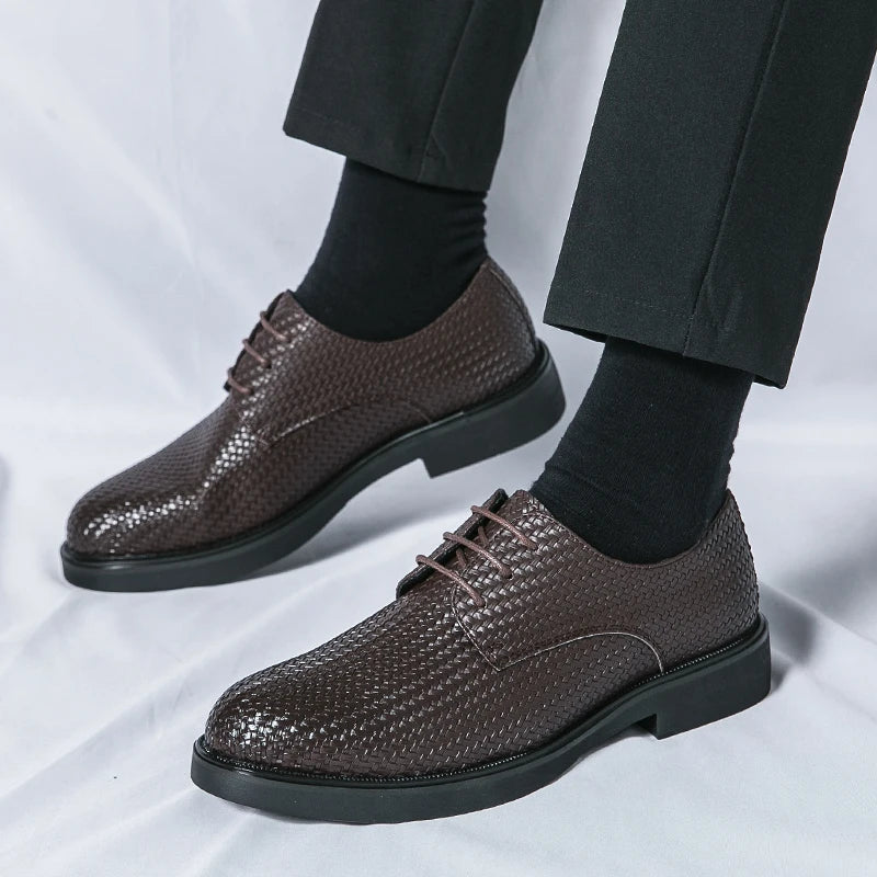 Marcelli Woven Leather Shoes
