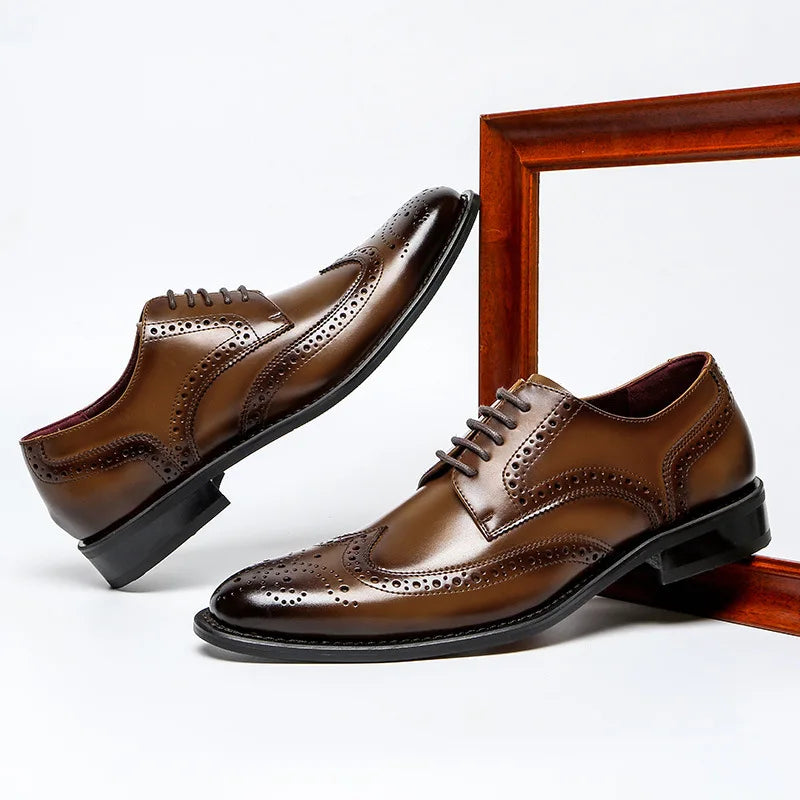 Ravenhurst Polished Wingtip Brogues