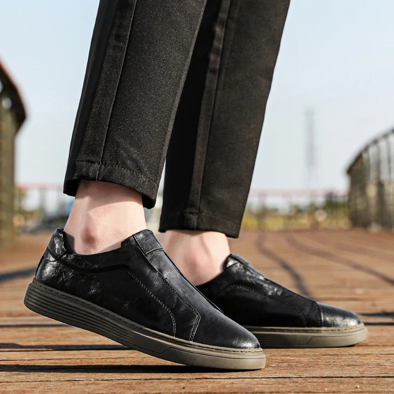 Napoli Leather Slip-Ons