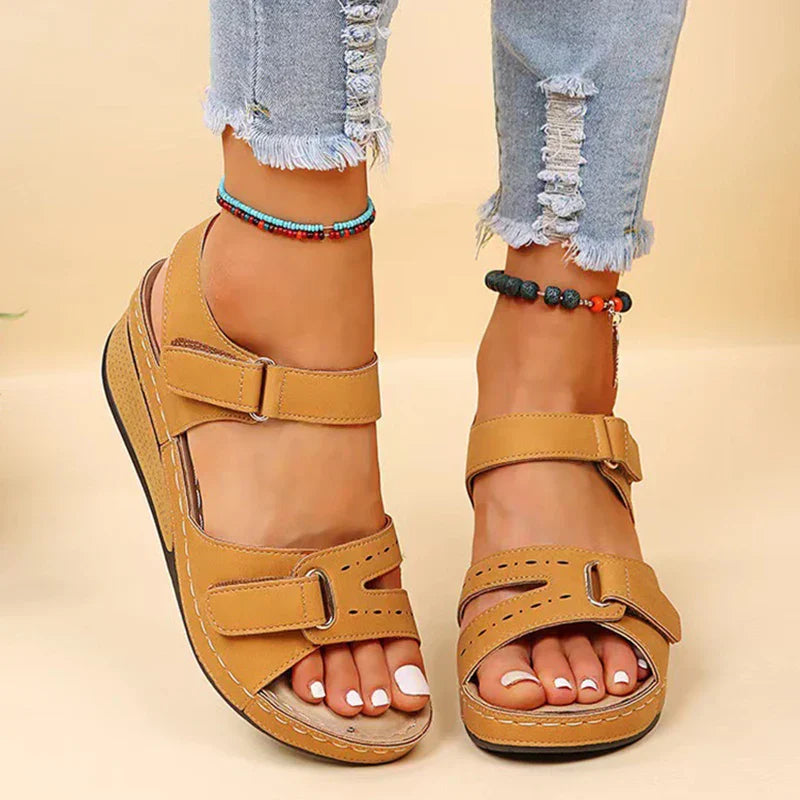 Calina Wedge Sandals