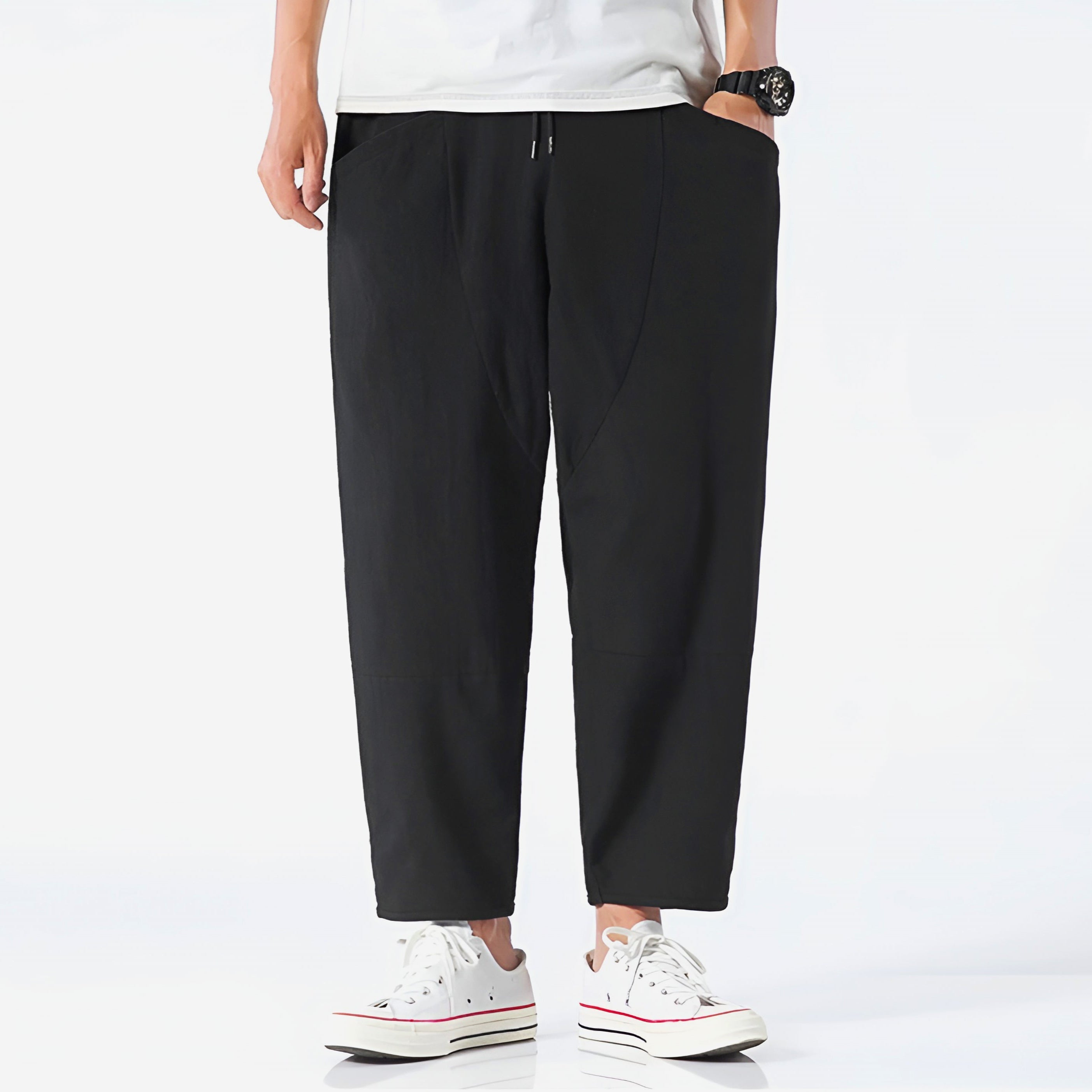 Verano Cropped Linen Pants
