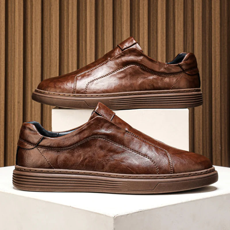 Napoli Leather Slip-Ons