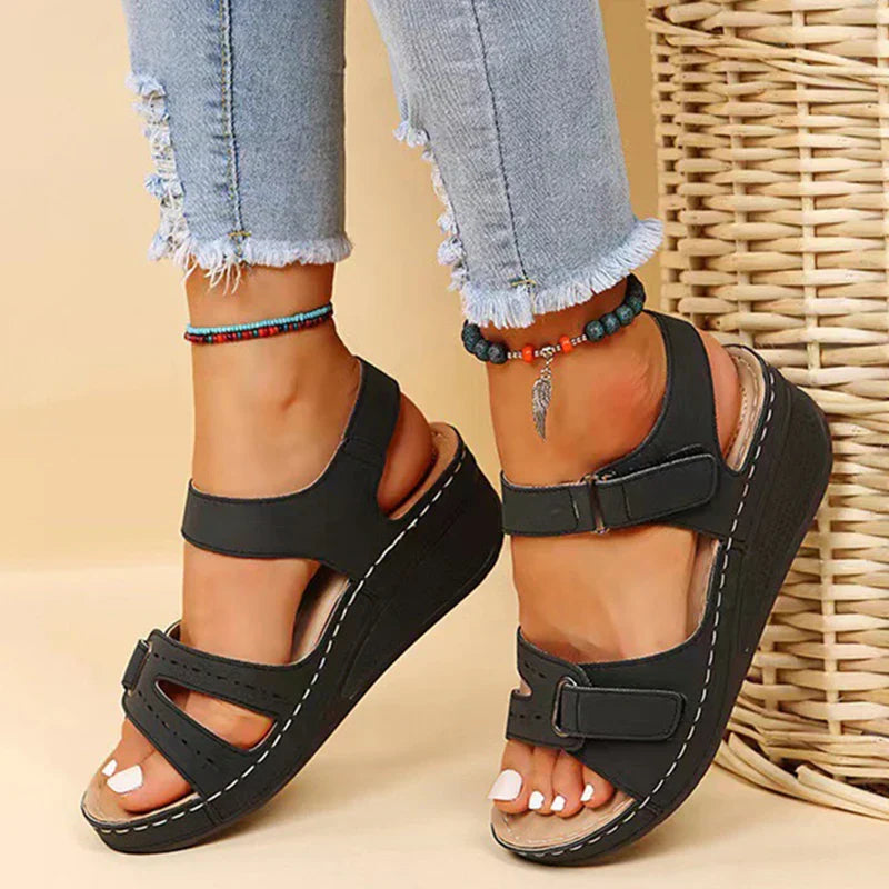 Calina Wedge Sandals