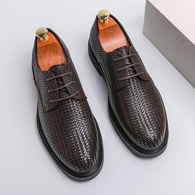 Marcelli Woven Leather Shoes
