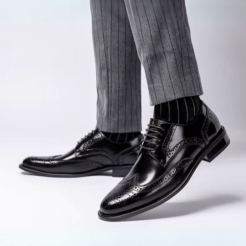 Ravenhurst Polished Wingtip Brogues