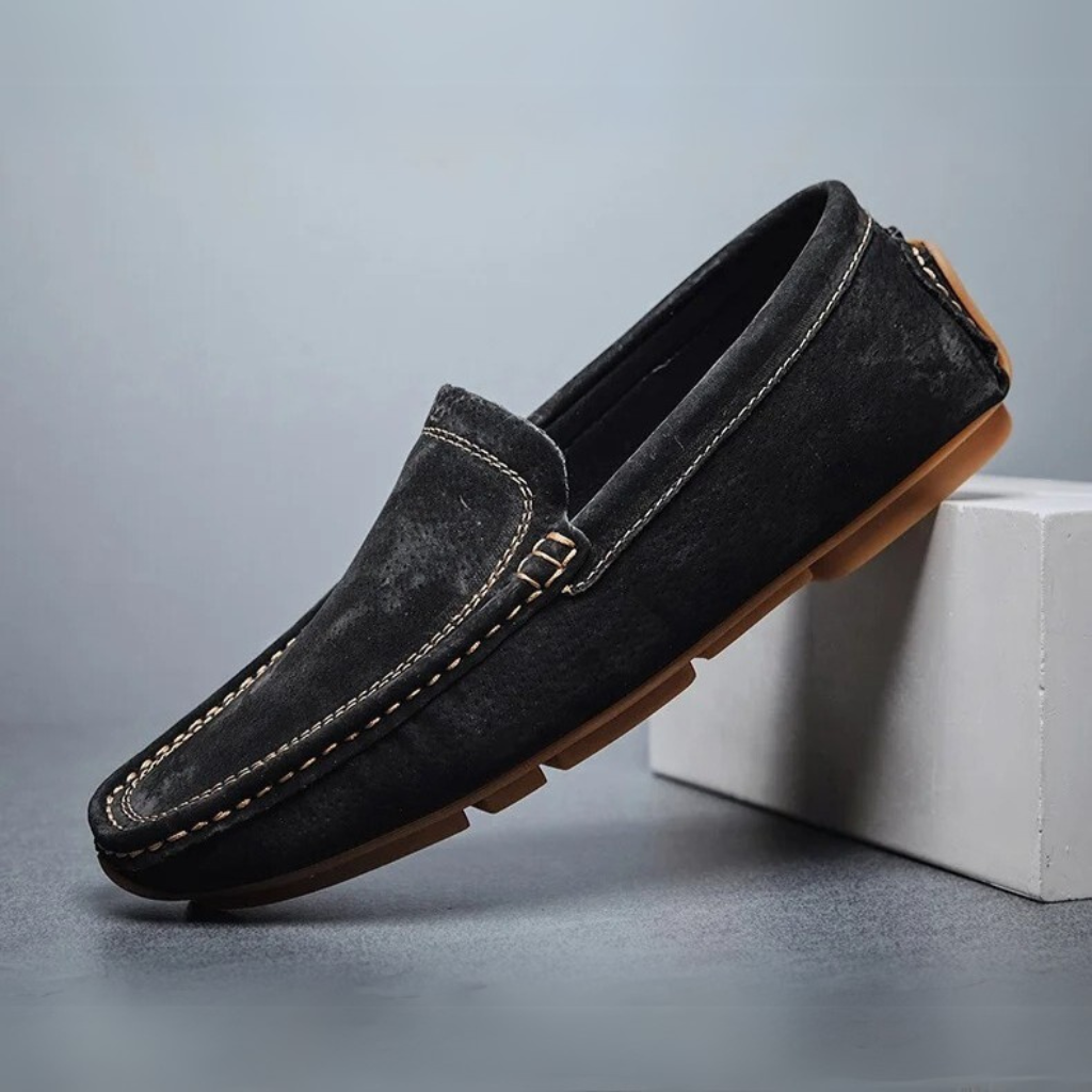 Rivano HandCraft Suede Loafers