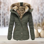 Melisa Hayes Luxe Fur-Lined Puffer Jacket