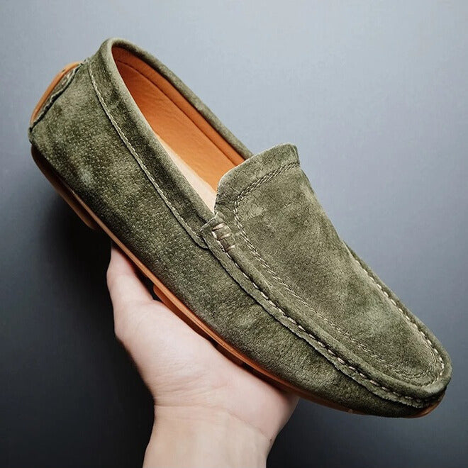 Rivano HandCraft Suede Loafers