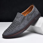 Roma Woven Leather Loafers
