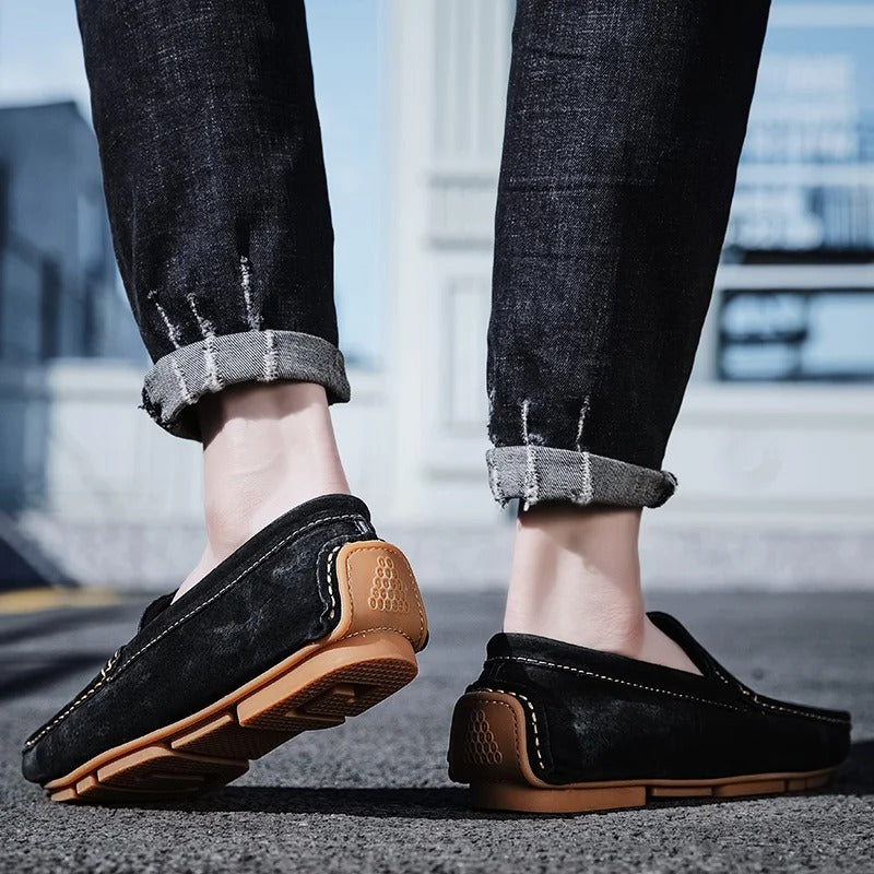Rivano HandCraft Suede Loafers
