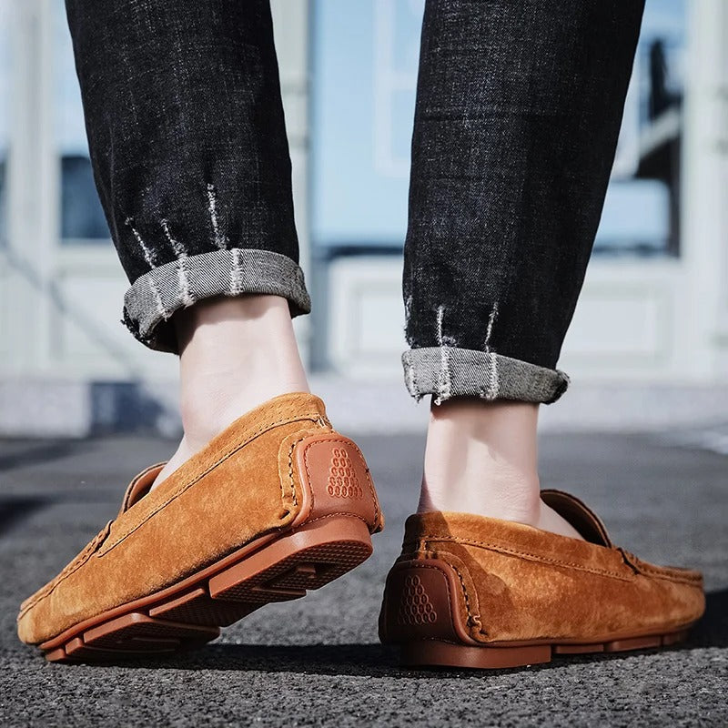 Rivano HandCraft Suede Loafers