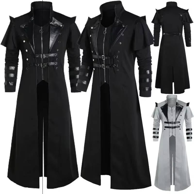 Medieval Steampunk Jacket Costume for Men