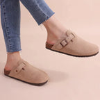 Celano Suede Cork Slippers