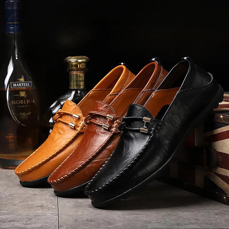 Marvolo HandStitch Leather Loafers