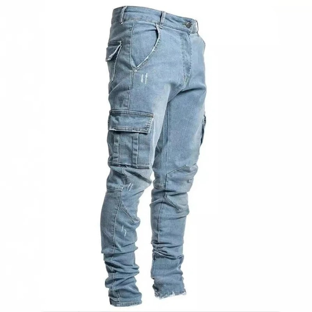 Leander Cargo Denim Jeans